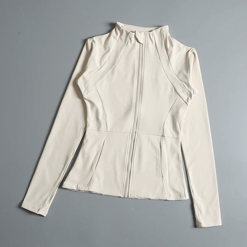 Veste de sport col montant