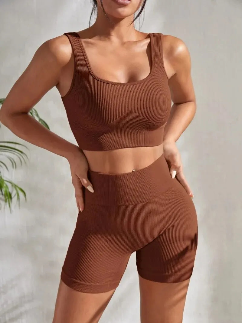 Ensemble Short et Brassière de Sport